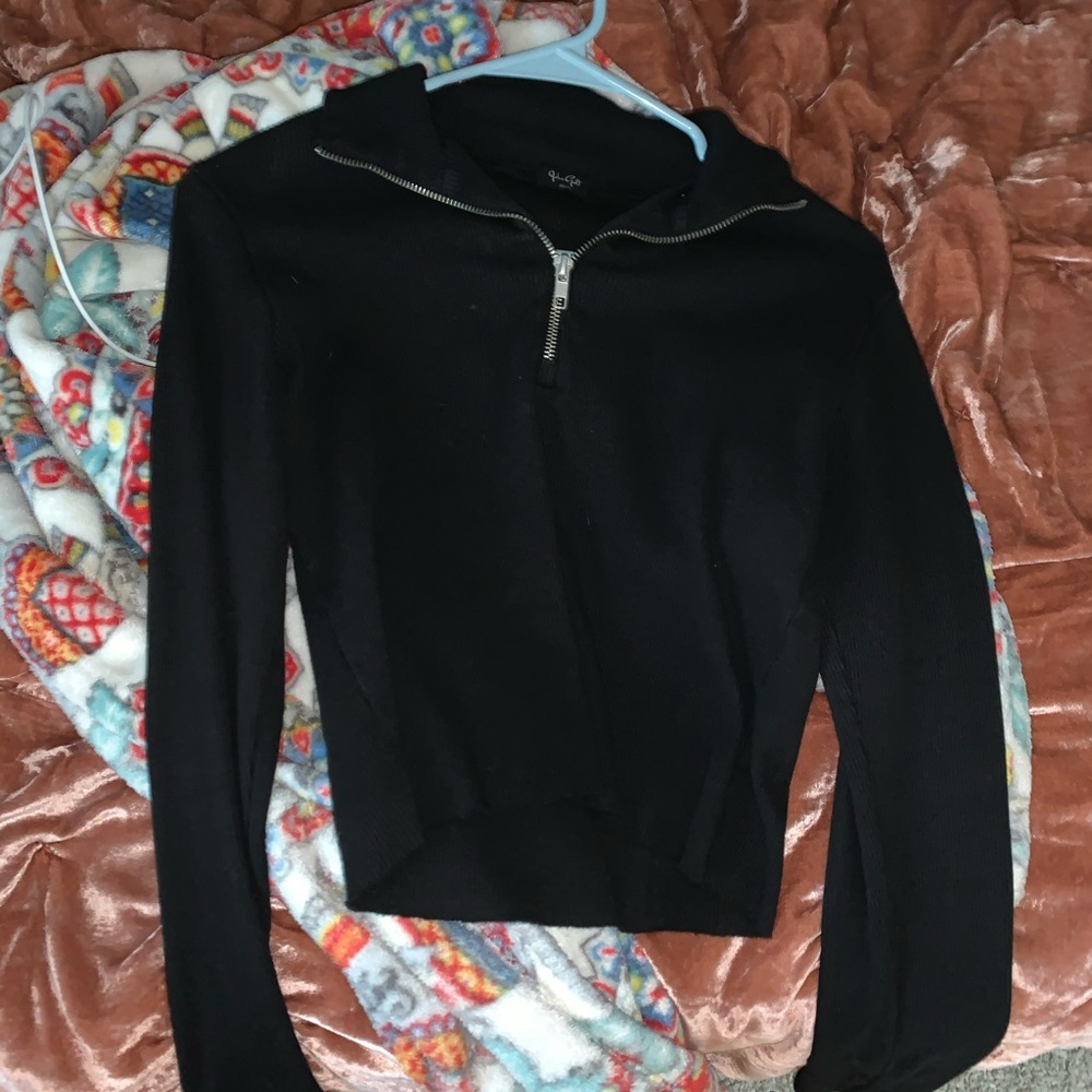 brandy melville zip long sleeve